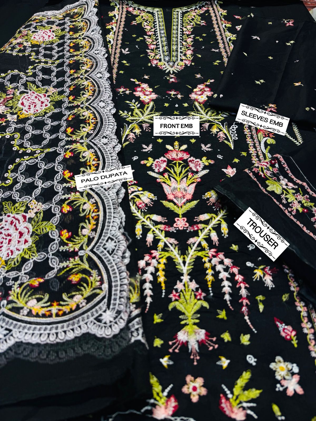 QALAMKAR 3pc Summer Casual Collection